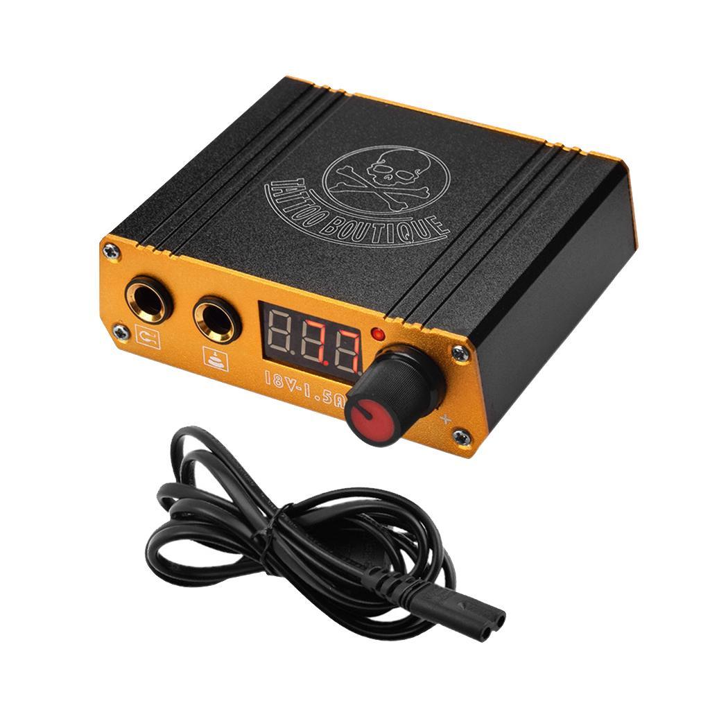 Aluminum Alloy Digital LCD w/ Clip Cord Black