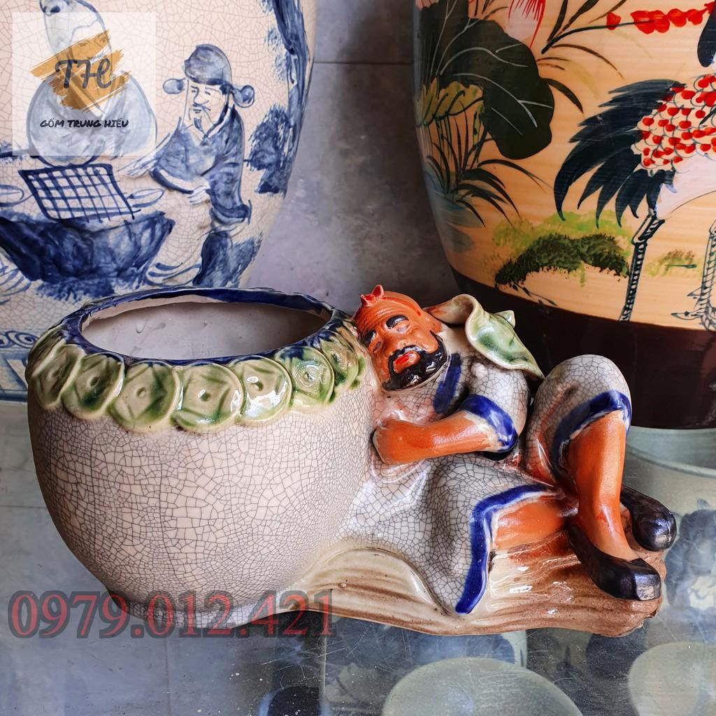 Tượng ông say gốm Bát Tràng