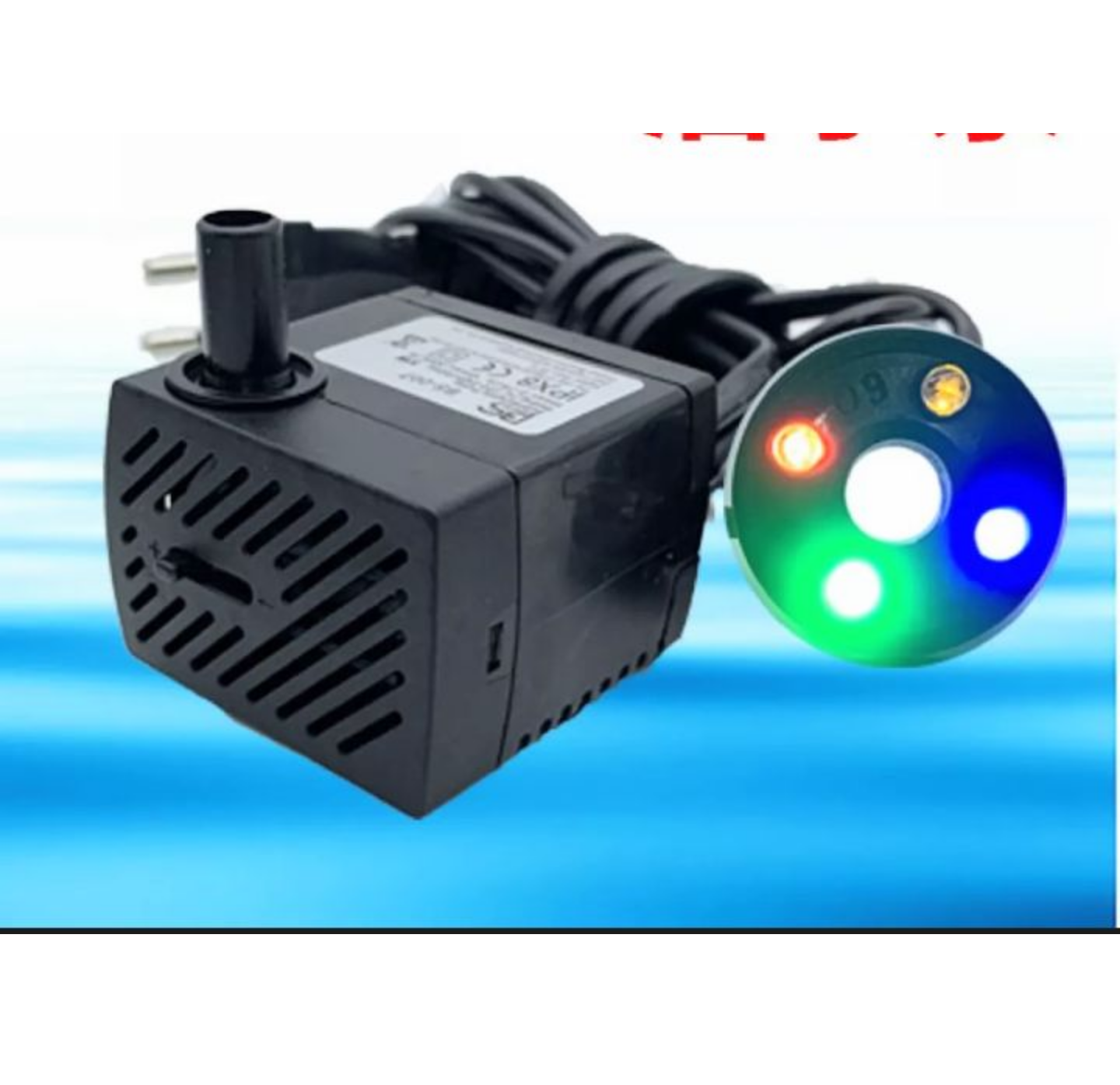 MÁY BƠM CHÌM HỒ BỂ CÁ CẢNH CÁ KIỂNG CÓ ĐÈN LED NHẤP NHÁY NHIỀU MÀU CỰC ĐẸP HÀNG CHUẨN
