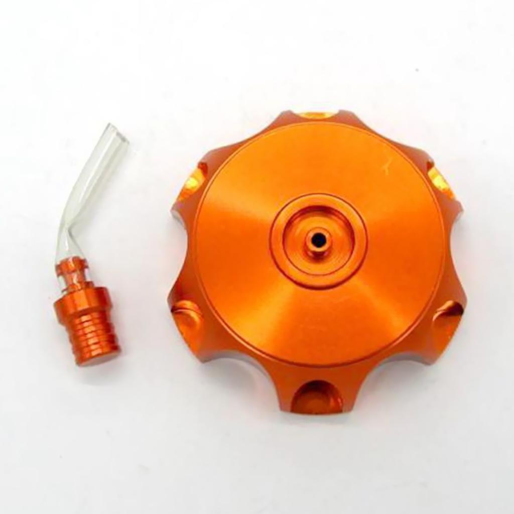 CNC Gas Fuel   Breather Vent Dirt  for 110 125 140cc Red/Orange