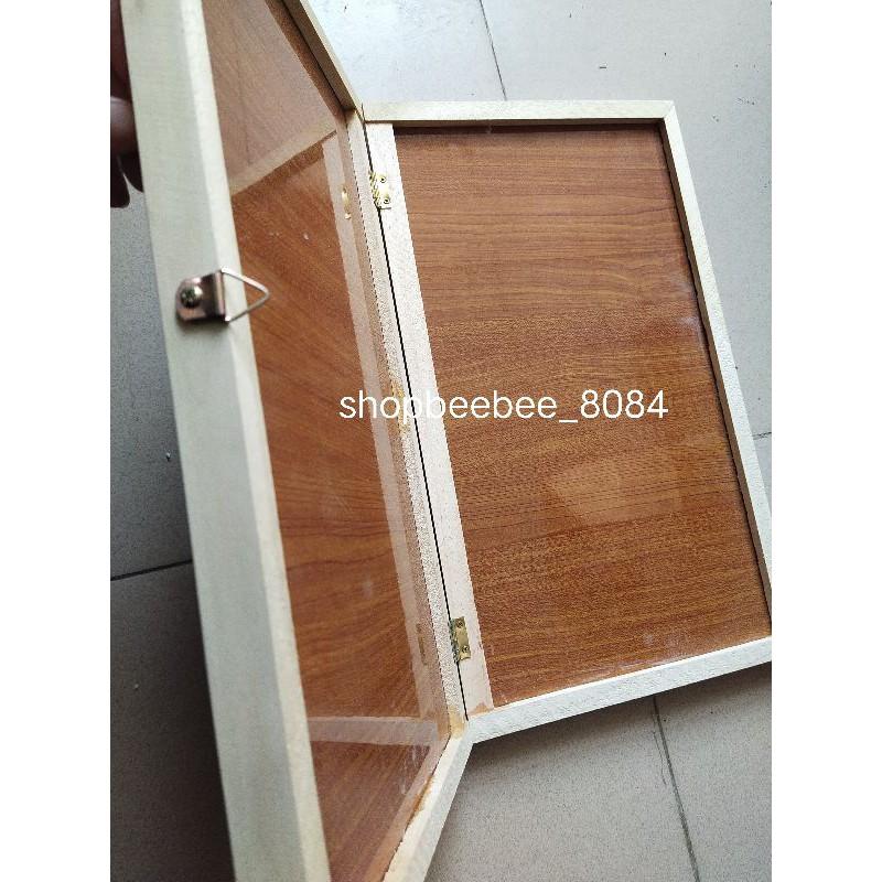 Bàn cờ tướng gỗ sịn gấp và phẳng