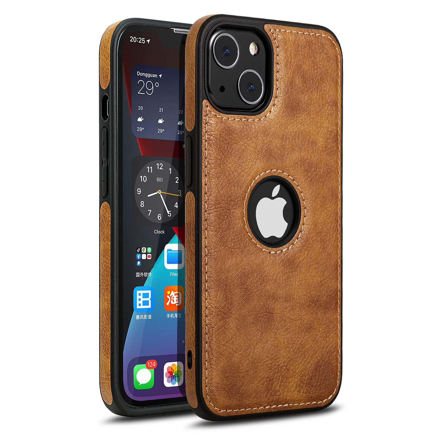 Ốp Lưng Da Cao Cấp Dành Cho Iphone 14 14 Plus 14 Pro 14 Pro Max - Hàng Chính Hãng - Vàng - 14