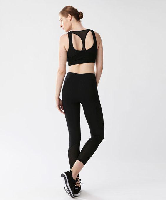 Quần Legging Oysho Legging Long Print Geometric- SIZE M