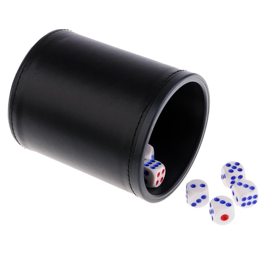 Hand Shakes Leather Dice Cup KTV Party Club Câu Lạc Bộ Giải Trí Dice Dup