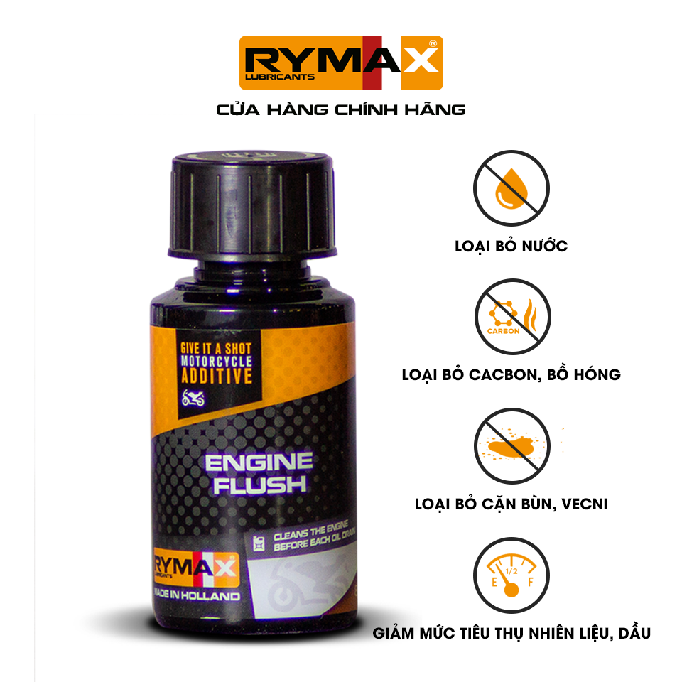 Phụ gia súc rửa động cơ Rymax Engine Flush - Chai 80ml, 250ml, 1L