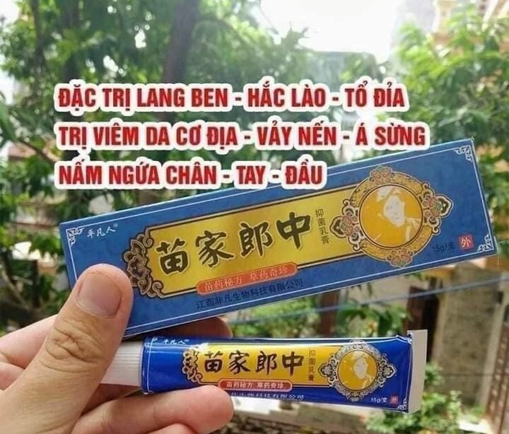 KEM BÔI DA LIỄU ĐÔNG Y-Nấm ngứa, tổ đỉa, hắc lào, lang men, vẩy nến, á sừng, zona các vấn đề về da