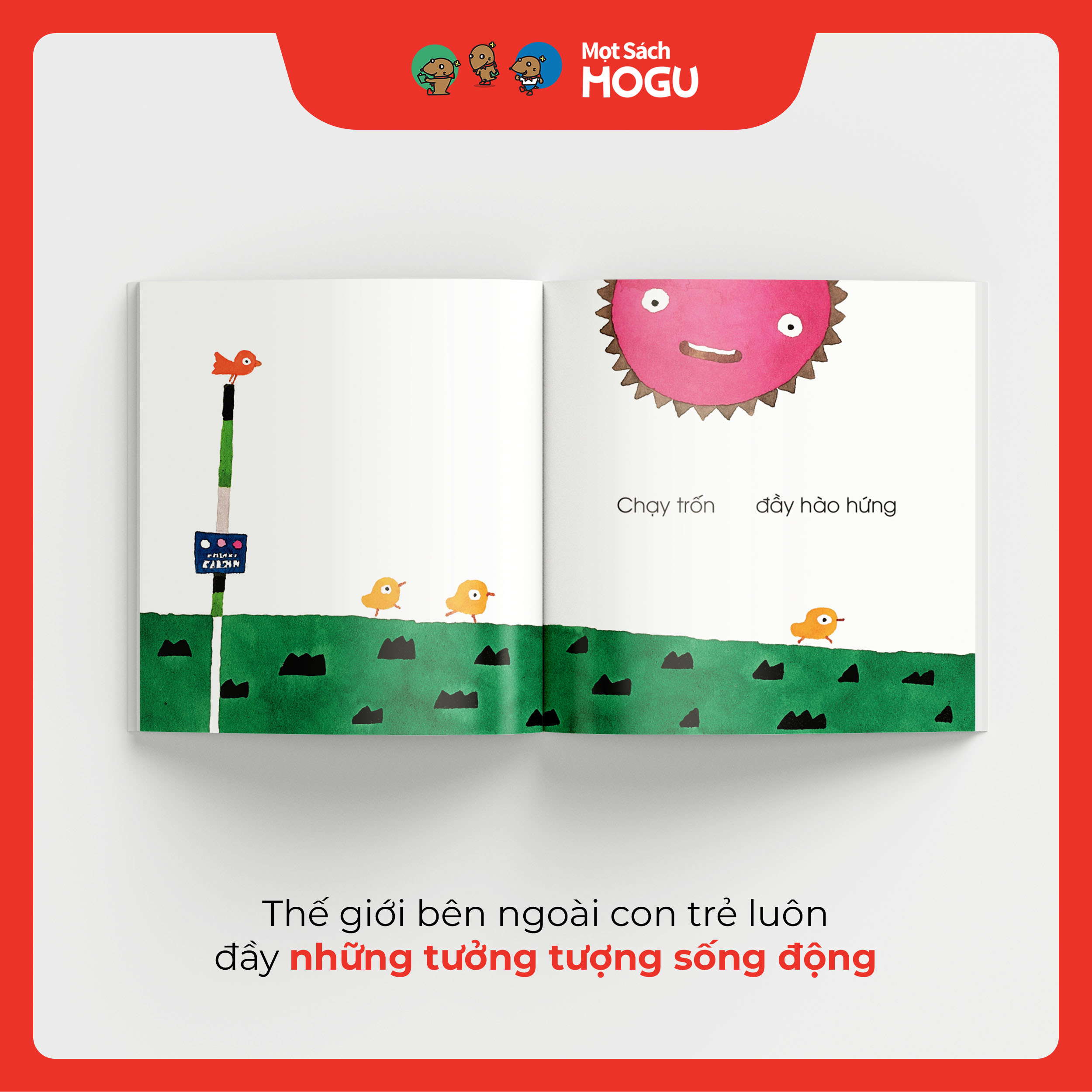 Truyện Ehon bé 1-2-3 - Gà con chạy trốn