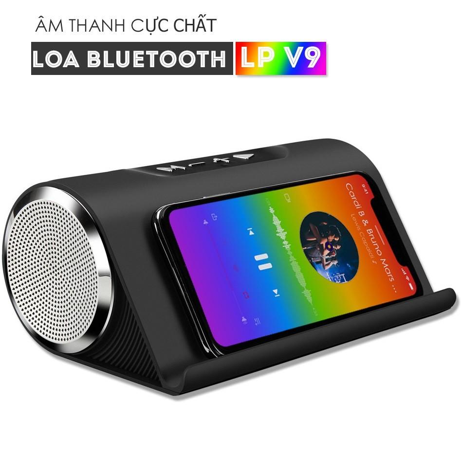 Loa Bluetooth LP-V9 Có Giá Đỡ Điện Thoại Bass Siêu Trầm - Loa Nghe Nhạc Âm Thanh Hay Bass Chuẩn