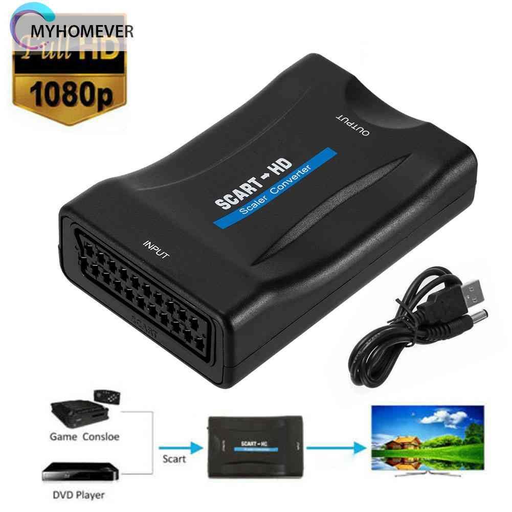 Bộ ChuyểN ĐổI Âm Thanh / Video SCART Sang HDMI 1080P