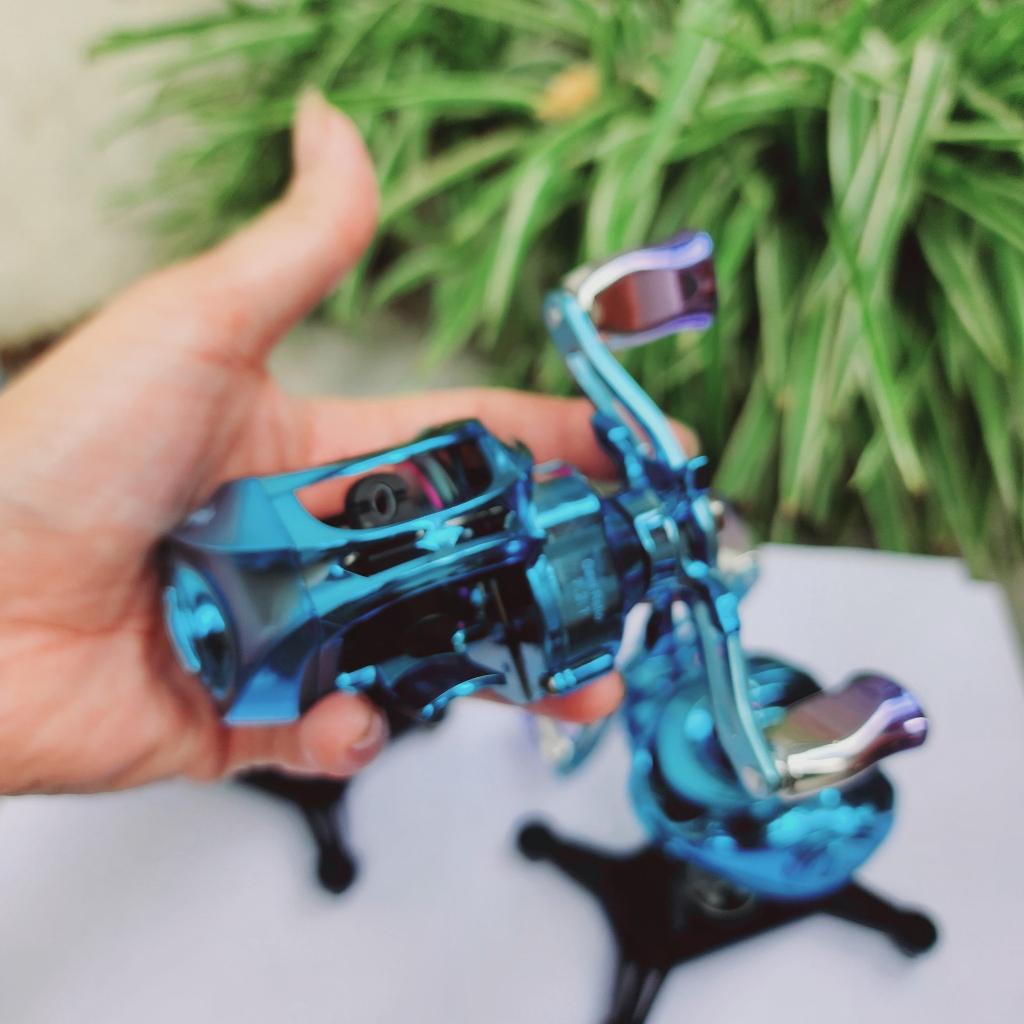 Máy ngang câu cá Lure cao cấp Dolphin DN200 - Siêu Nhẹ 168g