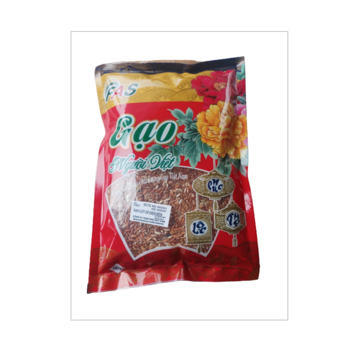 GẠO LỨT ĐỎ ĐIỆN BIÊN NHÃN FAS LOẠI 1KG