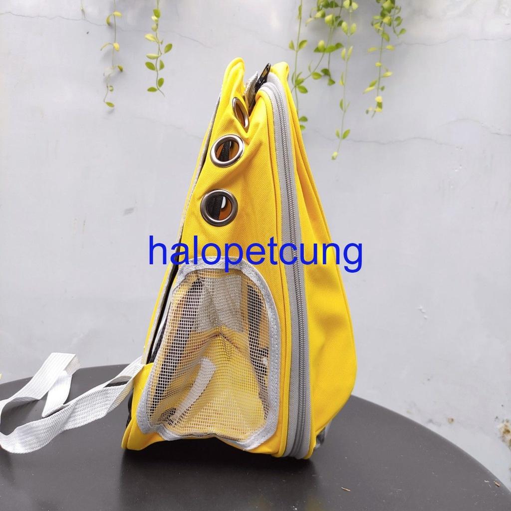Balo Phi Hành Gia Vận Chuyển Thú Cưng Dạng Nhựa Dẻo Gấp Gọn