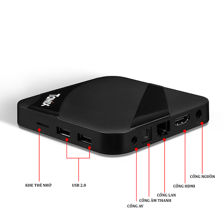 Android Tivi Box Tanix TX3 Max - Ram 2GB, Rom ATV, Android 7.1 - Hàng Chính Hãng