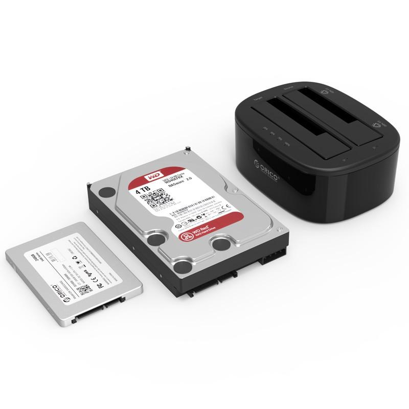 Dock gắn thêm 2 HDD 3.5 và 2.5 Sata