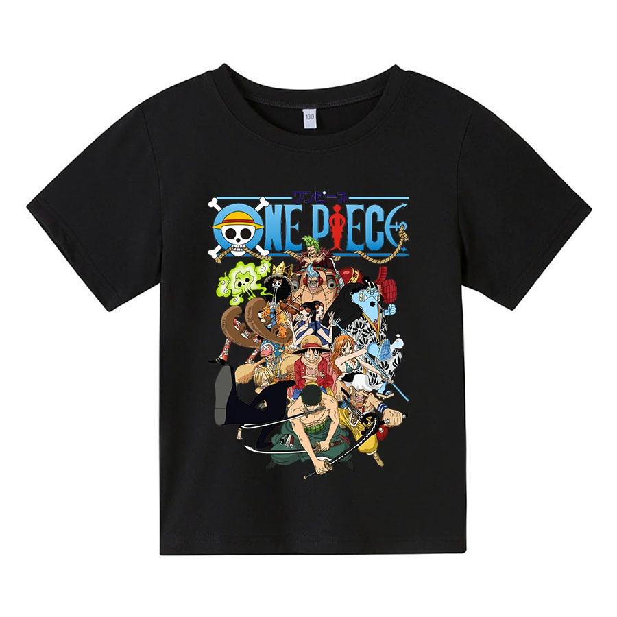 Áo thun trẻ em ONE PIECE, 4 màu, có size người lớn, King Cotton