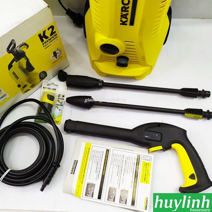 Máy xịt rửa xe cao áp Karcher K2 Premium Full Control - Sản xuất tại Đức-  Hàng chính hãng