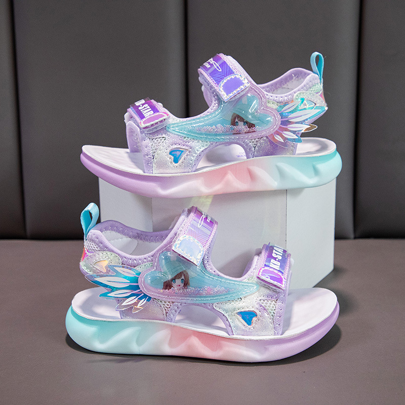 Giày Sandal quai hậu cho bé gái, thể thao siêu nhẹ, chống trơn trượt – GSD9067