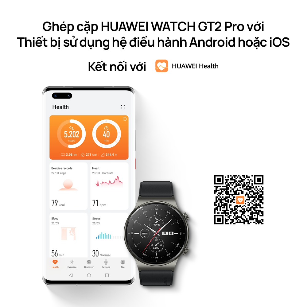 Đồng Hồ Thông Minh Huawei Watch GT2 Pro - Hàng Phân Phối Chính Hãng