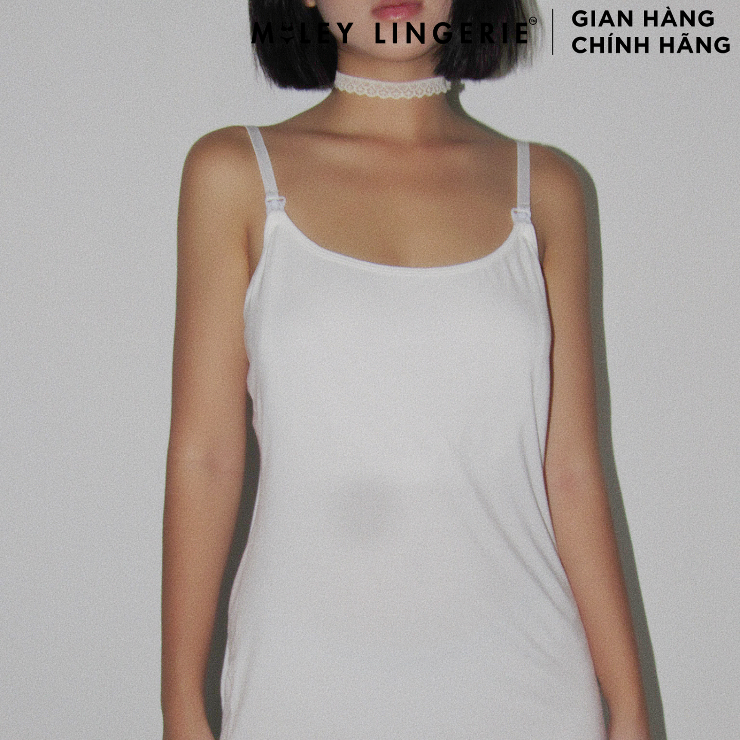 Áo Dây  Vải Sợi Thiên Nhiên Cao Cấp Bamboo Miley Lingerie - Màu trắng PBS01