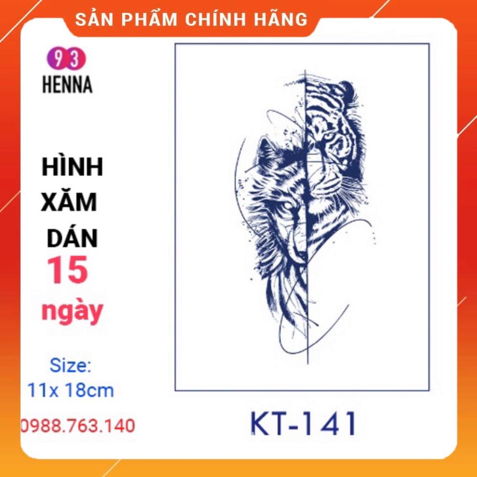 Hình Xăm Dán Tạm Thời Thảo Dược 15 Ngày mã KT141