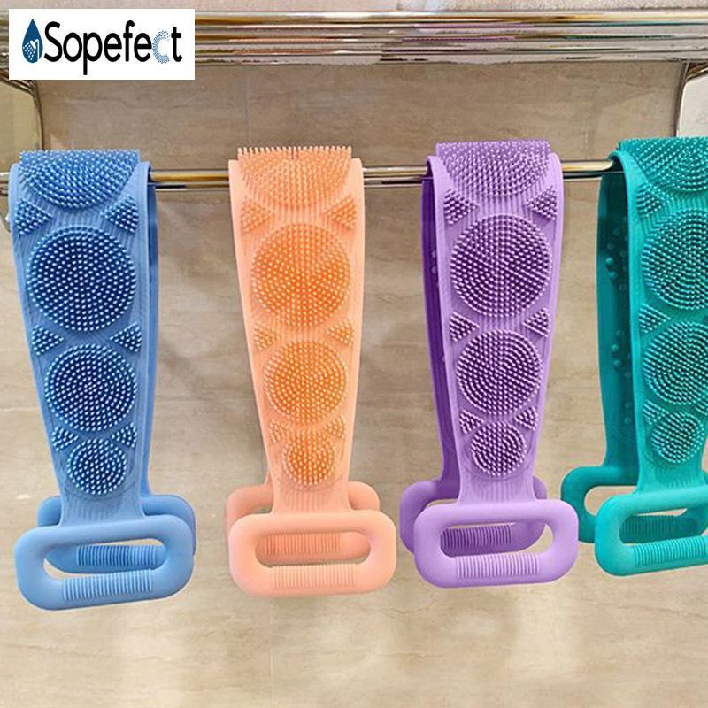 Dây Tắm Chà Lưng 2 mặt Bằng Silicone mẫu mới