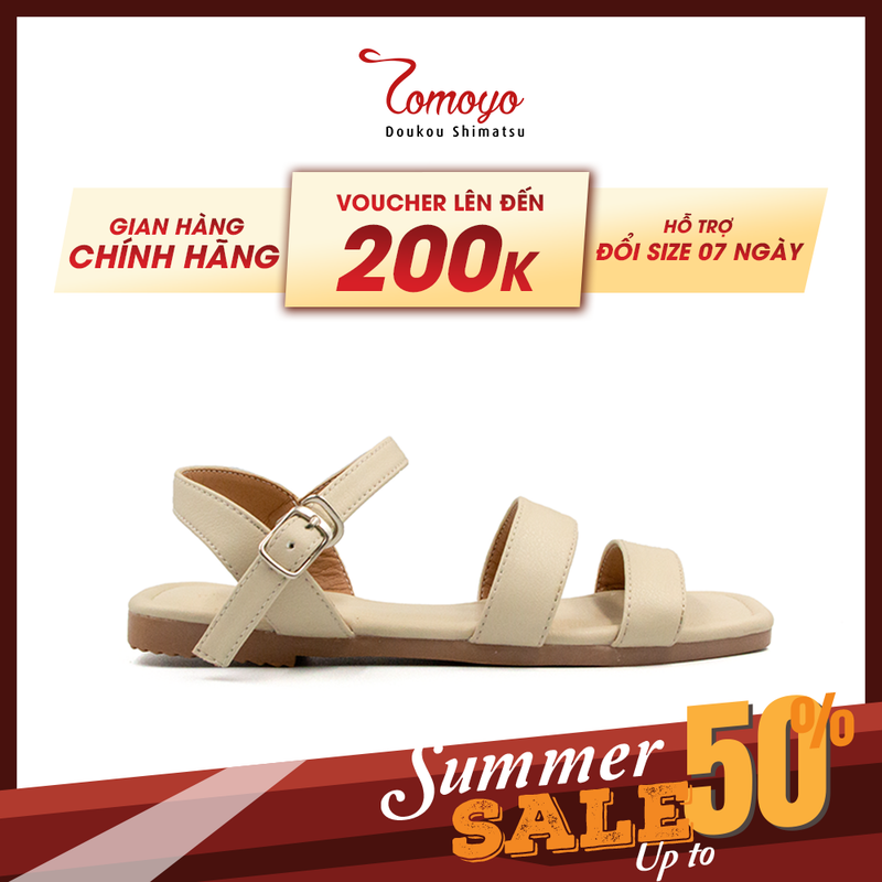 Sandal Nữ Quai Ngang Da Microfiber TMW326
