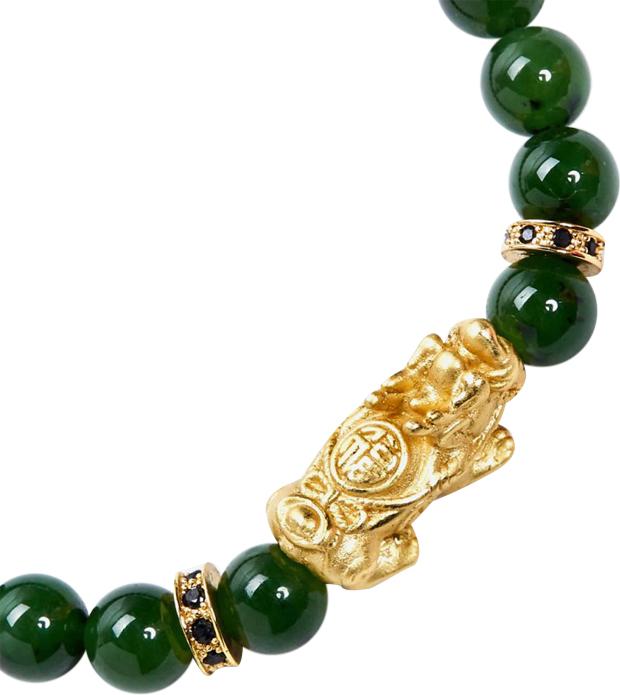 Vòng Mala Ngọc Bích Mix Tỳ Hưu Ngọc Quý Gemstones VT22