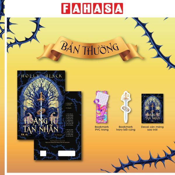 Sách - Hoàng Tử Tàn Nhẫn - Tặng Kèm Bookmark Ivory Bồi Cứng + Bookmark PVC Trong + Decal Cán Màng Sao Trời