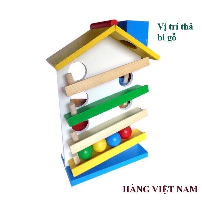 Nhà Thả Bi Gỗ Đồ Chơi Nhà Thả Bi Minh Thành Hàng Việt Nam Cao Cấp Đồ Chơi Gỗ Thông Minh