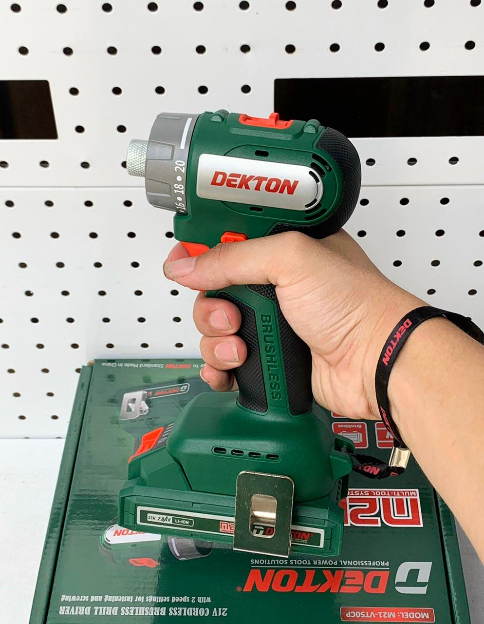 MÁY SIẾT VÍT CẤP TRƯỢT DÙNG PIN 21V DEKTON M21-VT50CP - HÀNG CHÍNH HÃNG