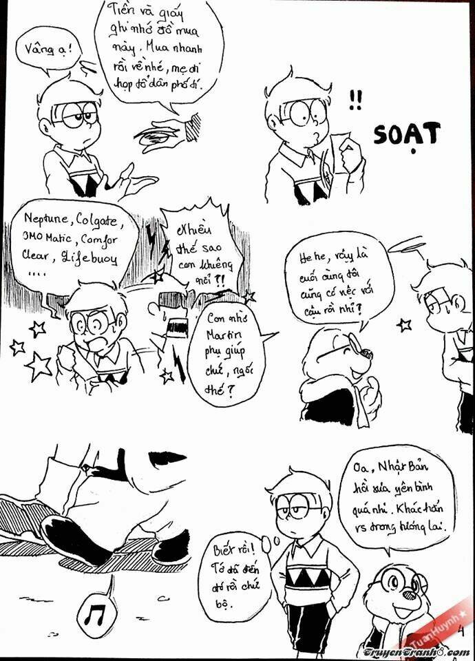 doraemon fan-made : nobita và cuộc phiêu lưu đến hòn đảo bị mất chapter 1 6