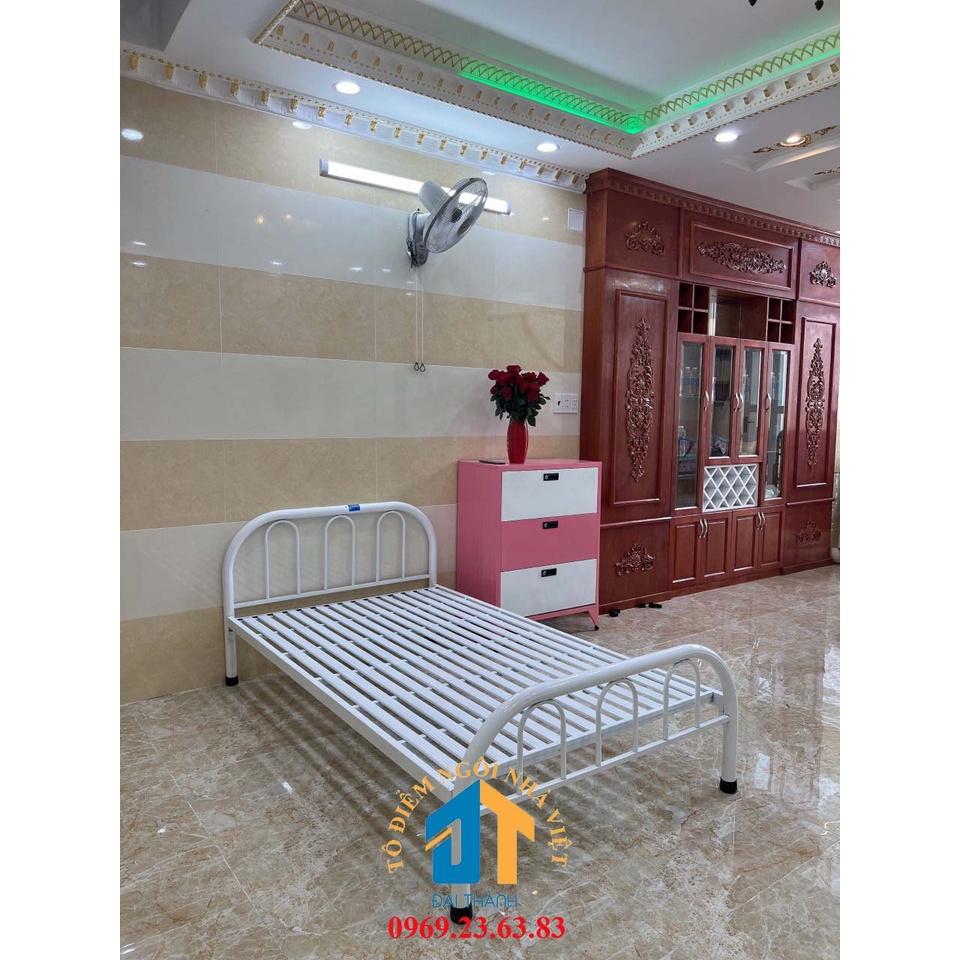 Giường ngủ sắt 1m2 x 2m - ĐẠI THÀNH