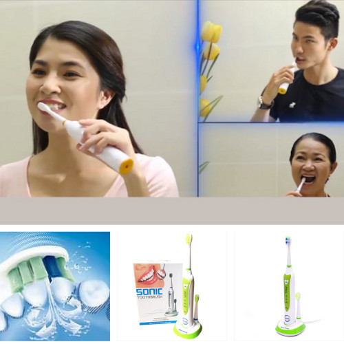 Bộ Bàn Chải Đánh Răng Điện New Smile Sonic MAF8101-XL