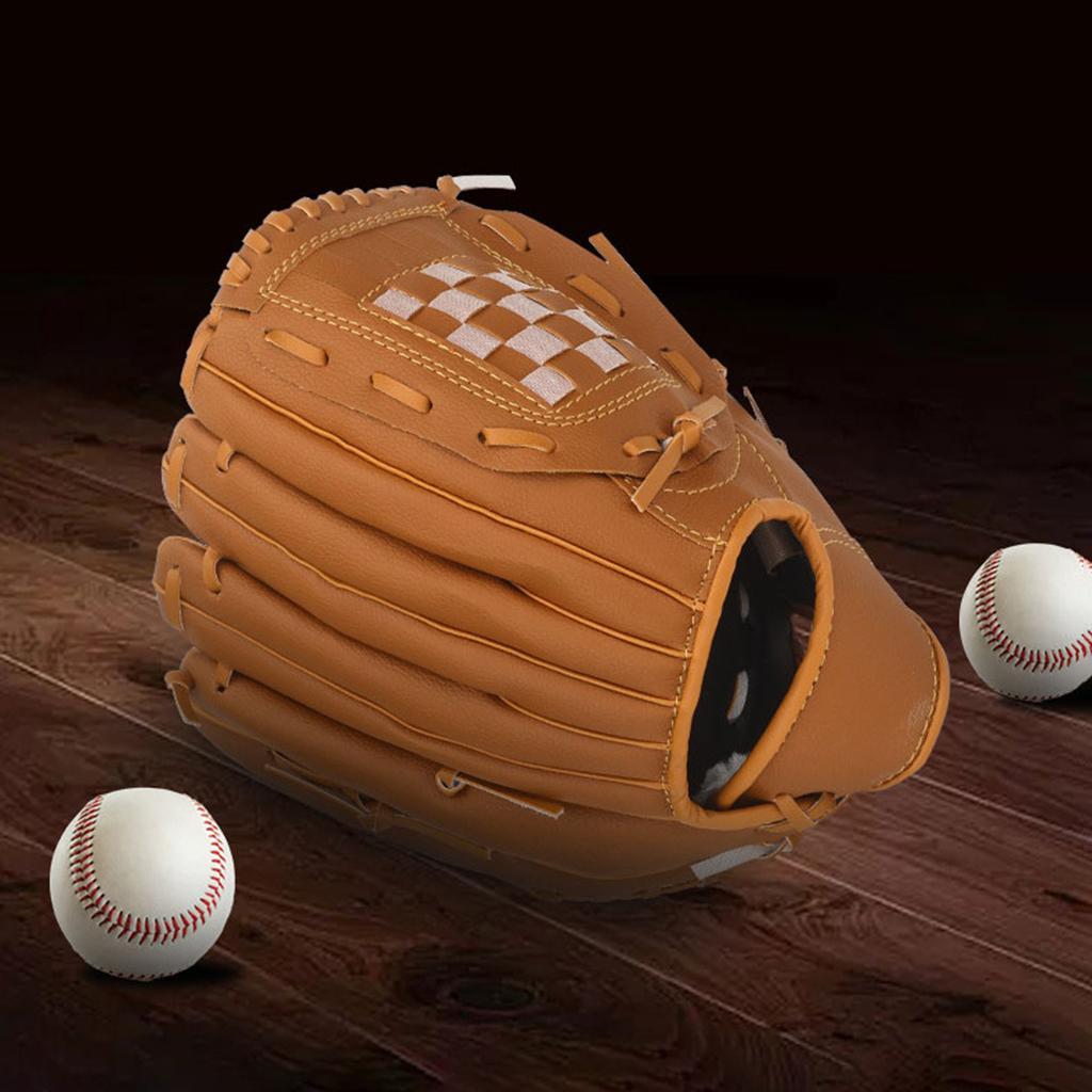 2x Baseball Glove for Kids Children's Beginners Infield Pitcher Gloves Mitts