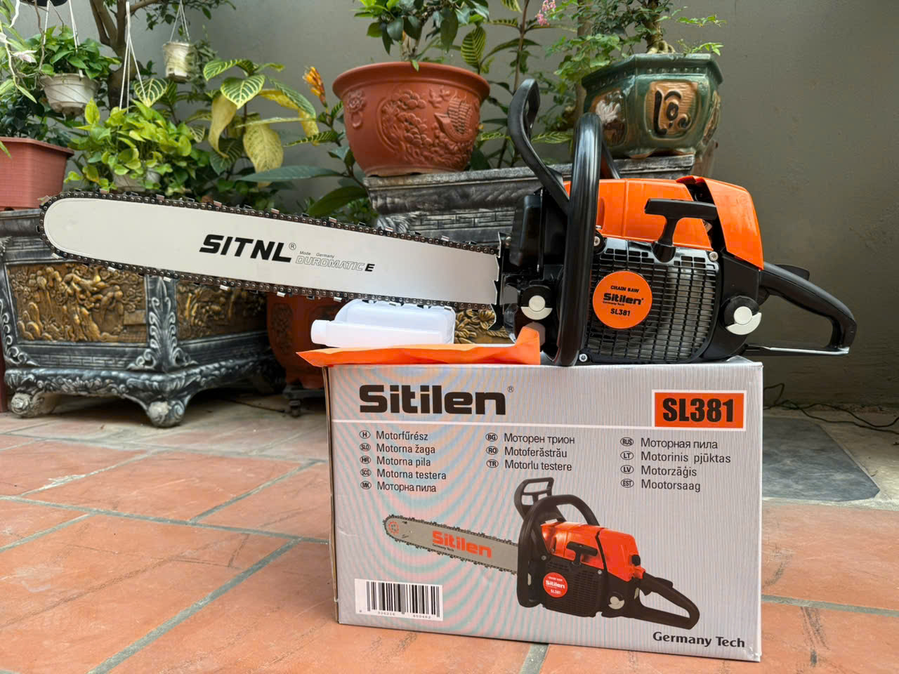 Máy cưa Xích chạy xăng SITNL - Máy Cưa Xích Chạy Xăng - MÁY CƯA GỖ - Lam Xích 70cm Modell mới nhất 2026