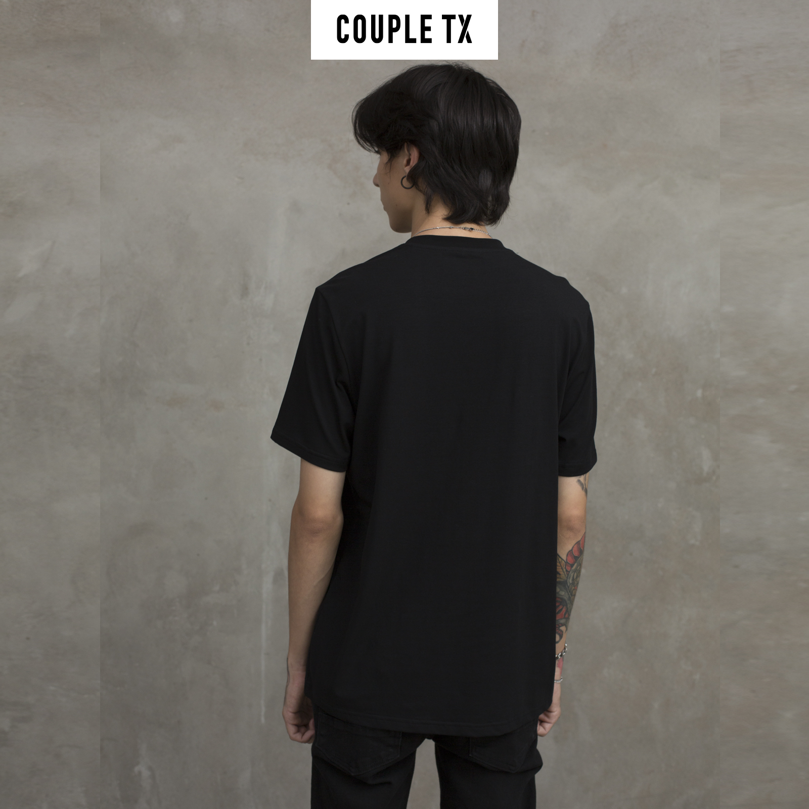 Áo thun Nam Nữ Thêu Typo Paradise Couple TX TS 139