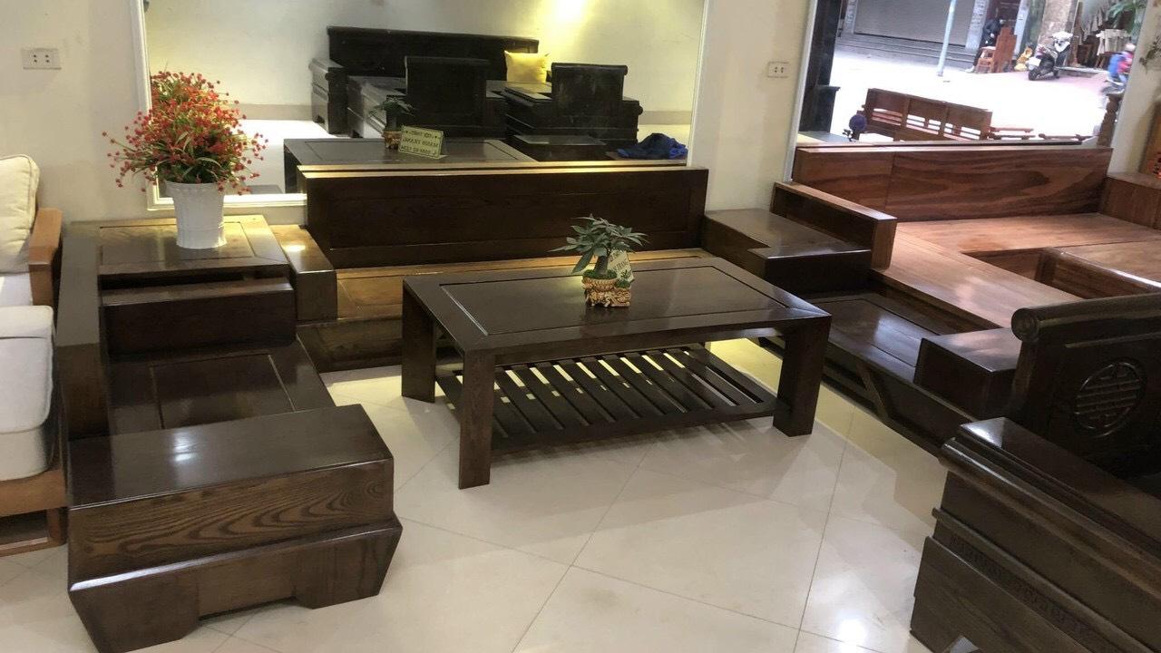 Bộ bàn ghế sofa góc phòng khách