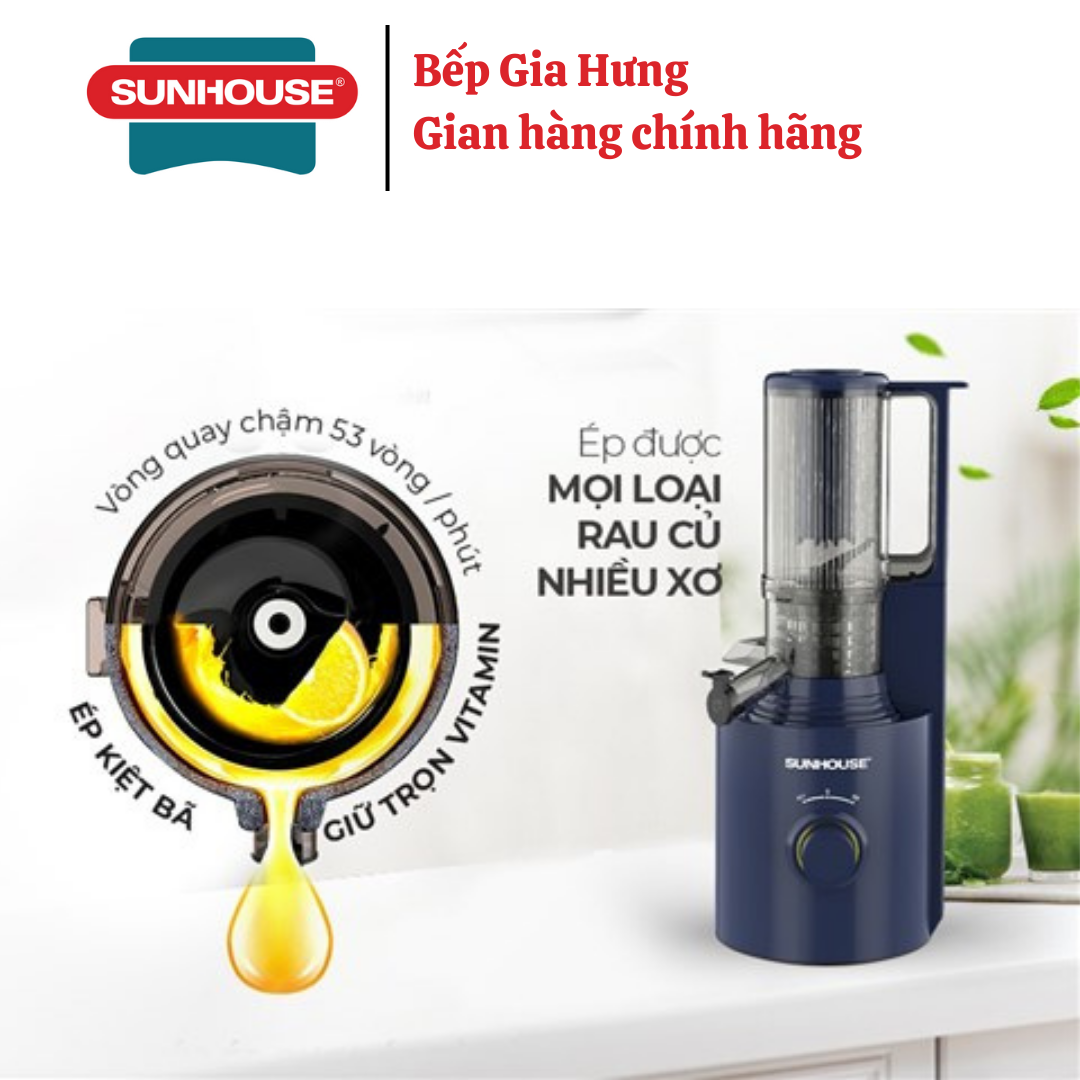 Máy ép chậm hoa quả Sunhouse SHD5512 - Hàng chính hãng