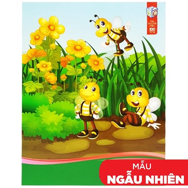 Combo 5 Tập Học Sinh 4 Ô Ly 100 Trang ĐL 70g/m2 - FAHASA (Mẫu Màu Giao Ngẫu Nhiên)