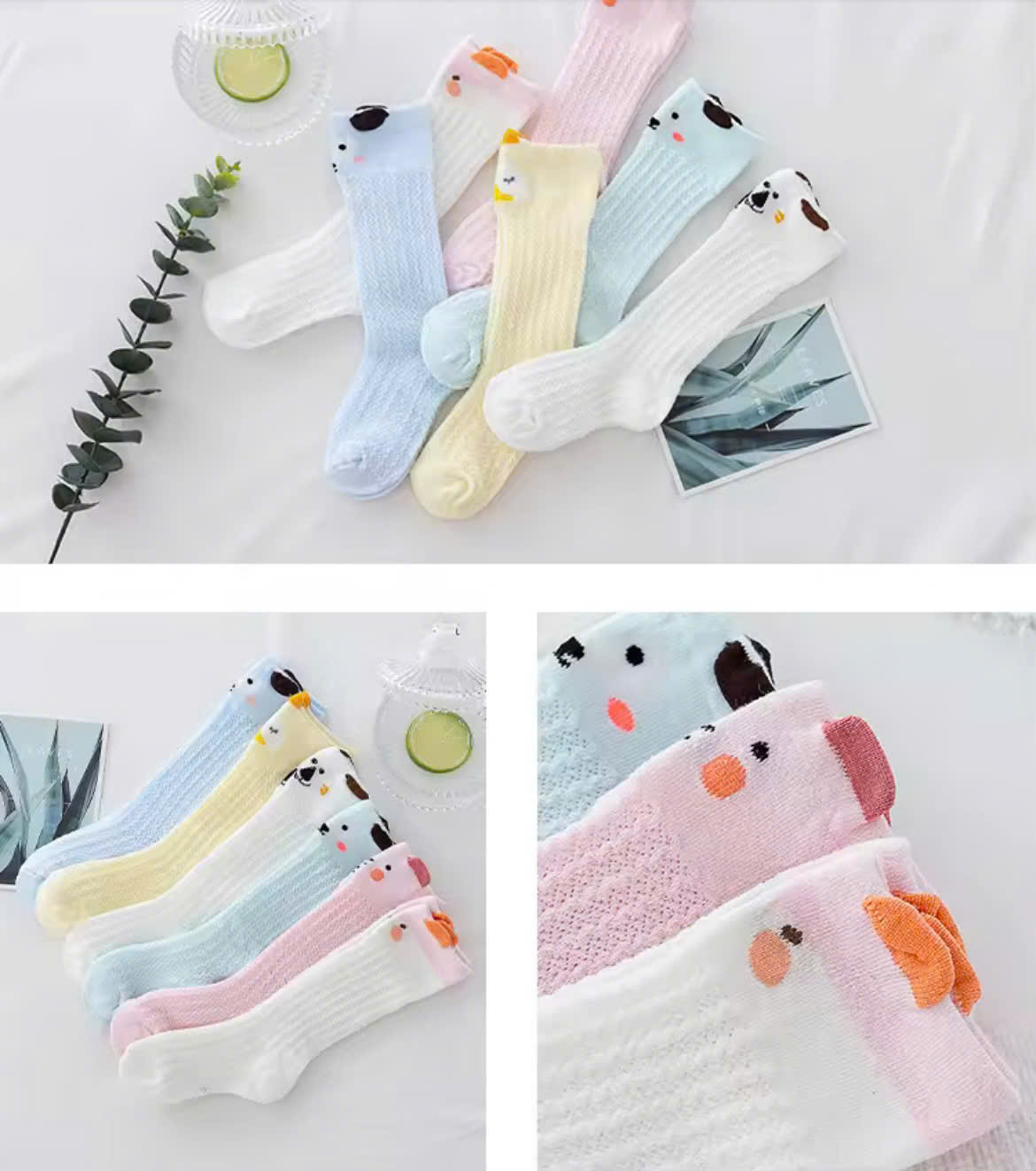 TẤT VỚ MỀM MẠI THÔNG HƠI DỄ THƯƠNG 15 TỪ 0-3 TUỔI DÀNH CHO BÉ SƠ SINH BÉ GÁI