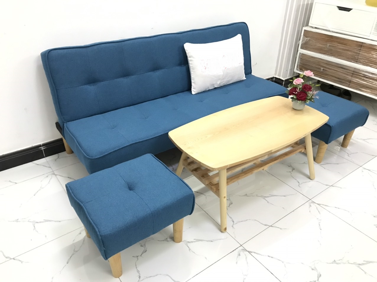 Bộ ghế sofa bed, sofa giường phòng khách, salon, sopha, sa lông, sô pha Sivali11