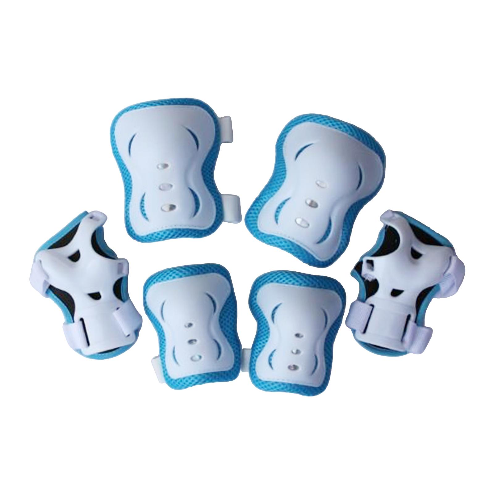 Kids Protective Gear Set for Children Toddler Knee and Elbow Pads with Wrist Guards 6 in 1 for Skating Cycling Bike  ing Scooter