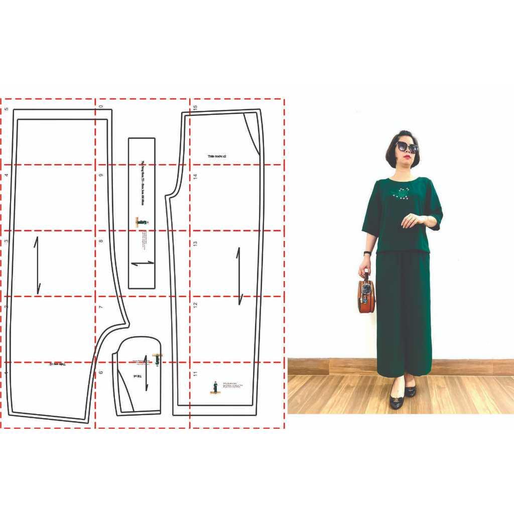 Rập giấy A0 mã 1545 - rập bộ trung niên (BẢN VẼ)