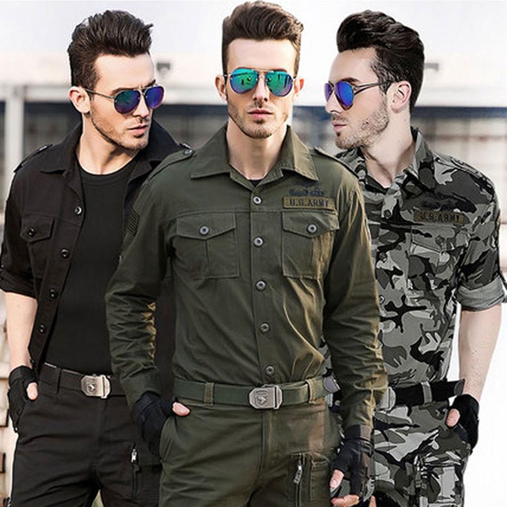 Bộ Quần Áo Lính Mỹ US ARMY Kaki cap cấp - Quần Áo Túi Hộp Nam Phong Cách Lính Hàng Chính Hãng