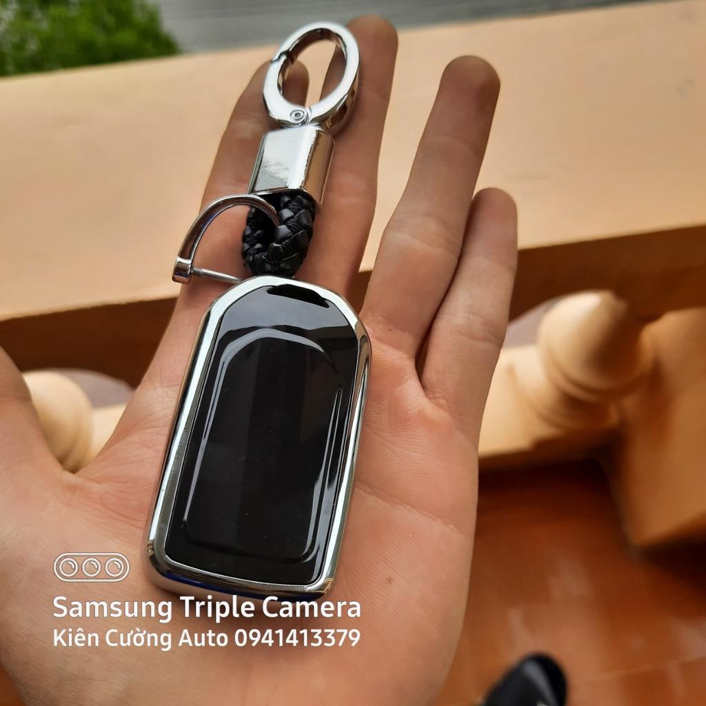 Bao chìa khoá ô tô HONDA 2 Nút silicon mạ crom Full hộp
