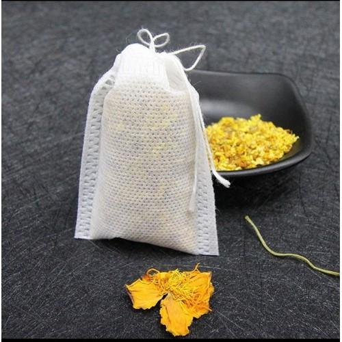 Giá mùa bão Set 100 túi lọc trà, lọc gia vị bằng vải không dệt