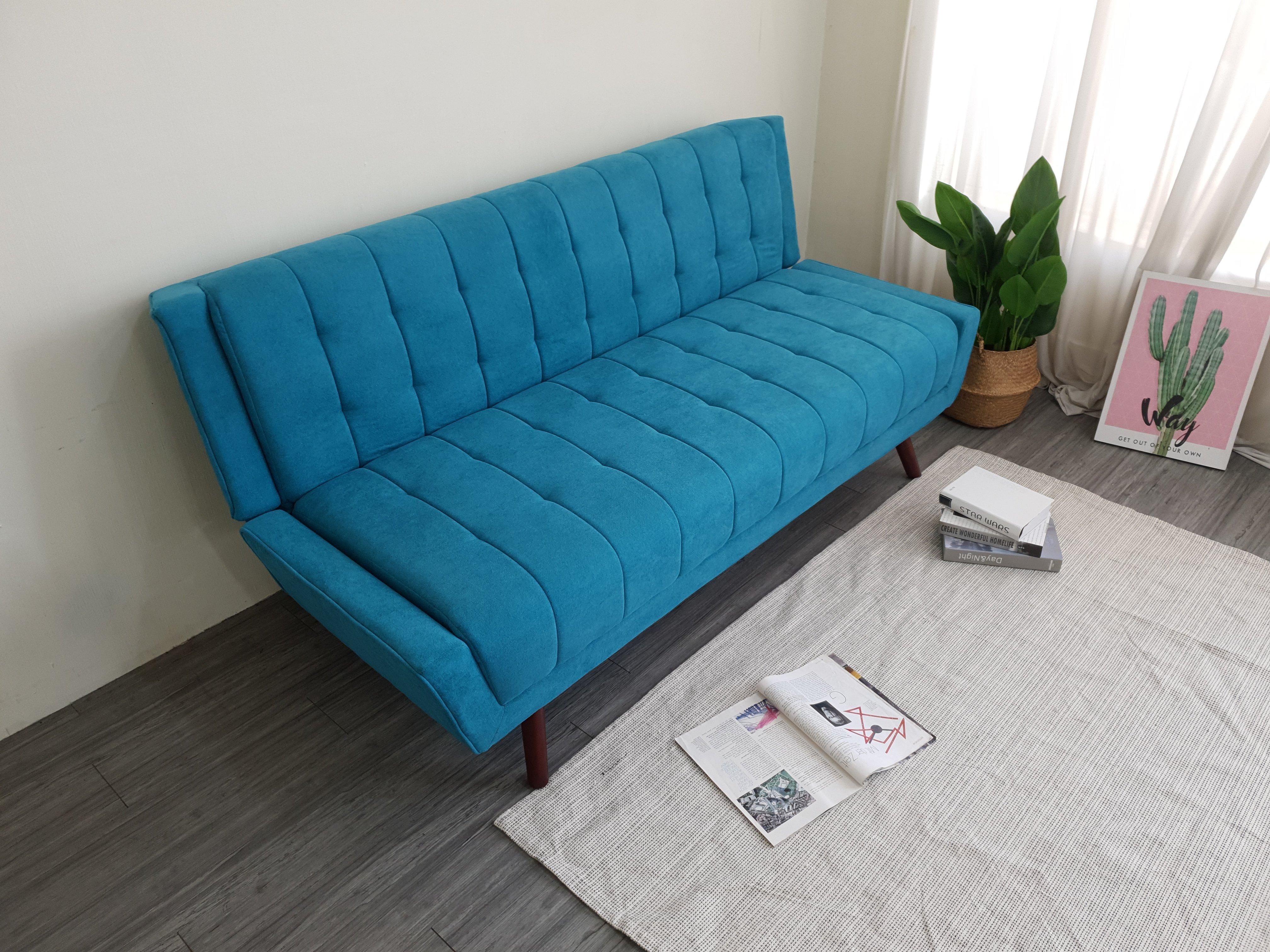 Sofa bed Juno sofa hiện đại màu xám, xanh, caro