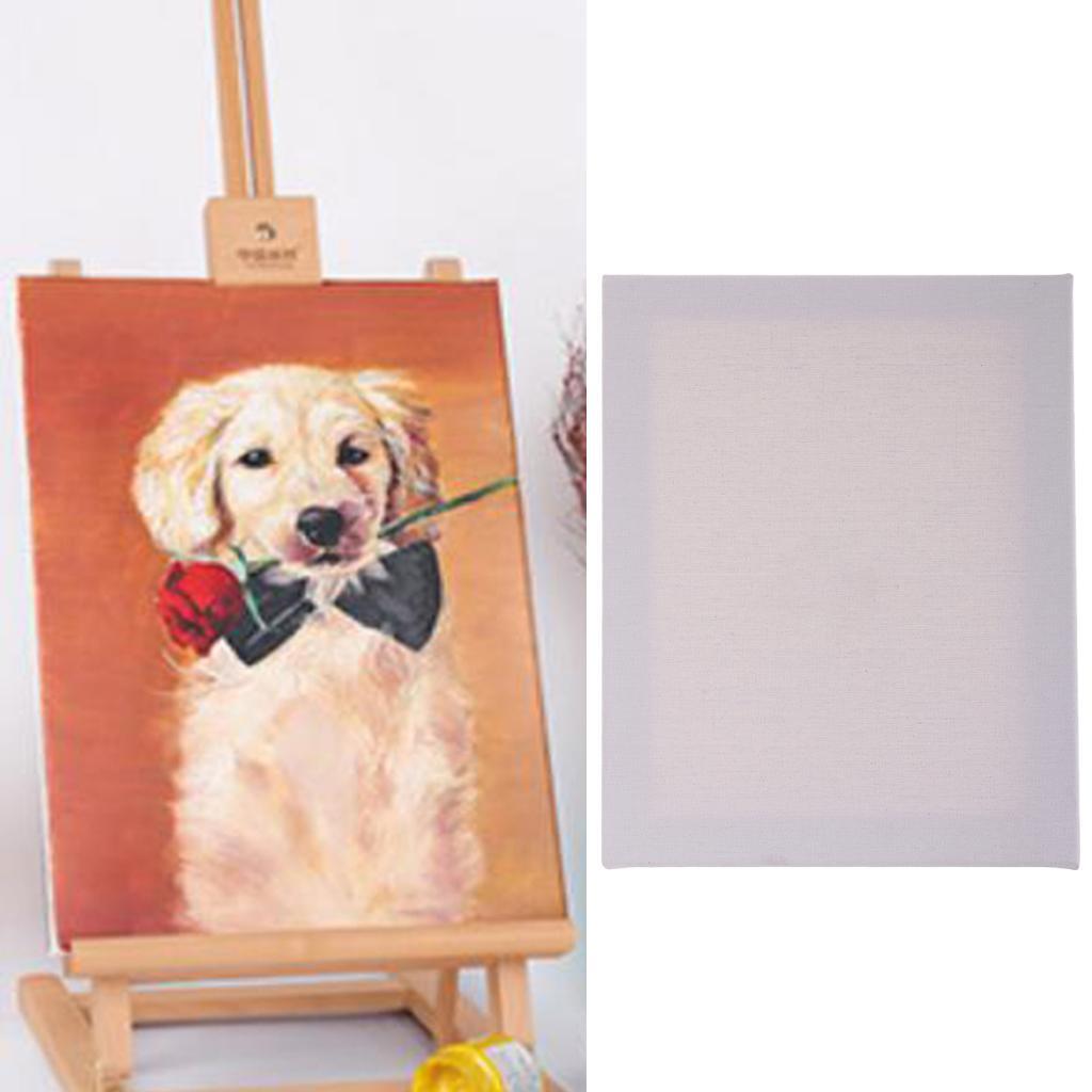 2x 12"x8" 8"x16" Blank Wooden Frame Canvas Panel Boards For Oil Painting