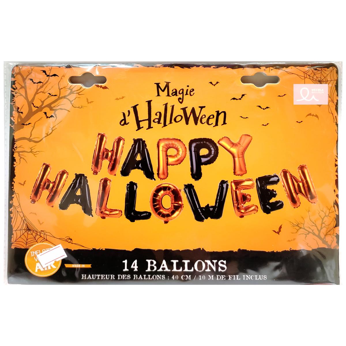 Bong Bóng Chữ Happy Halloween - WanLongDa T-155