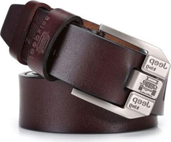 Dây nịt, thắt lưng nam da thật khóa kim NT39